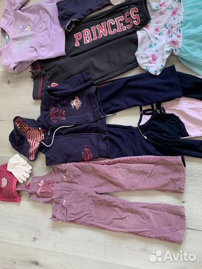 Детские вещи пакетом для девочки 104