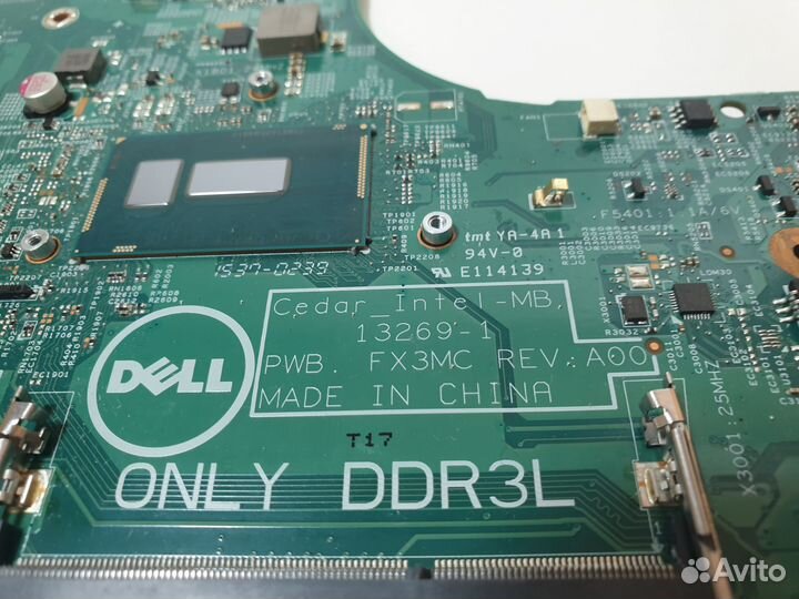 Материнская плата Dell P26E неисправная