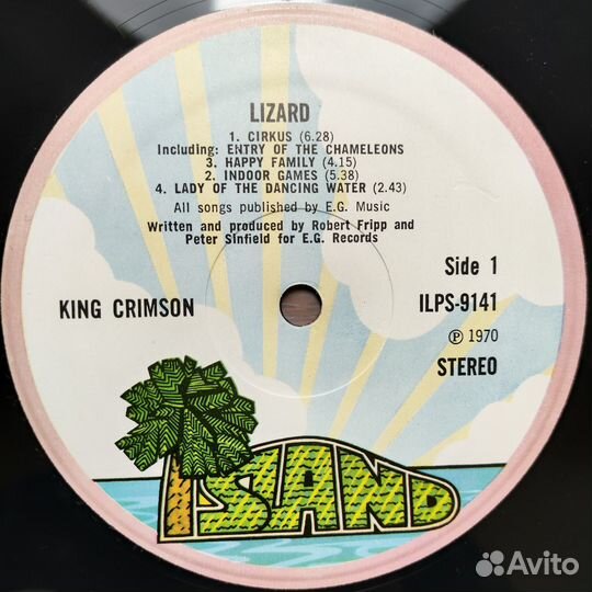 King Crimson - Lizard 1970 UK Island m-nm