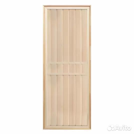 Дверь для бани липа (коробка осина) 1900х700