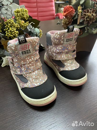 Полуботинки для девочки размер 24 демисезонные