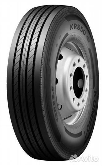 Шина грузовая 385/65 R22.5 Kumho KRS50 Рулевая 164K 24pr