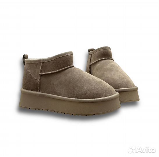 Ugg Brown на платформе