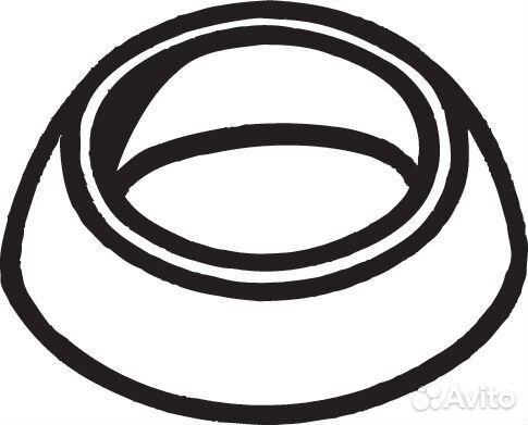 Прокладка, кольцо глушителя bosal 256-304