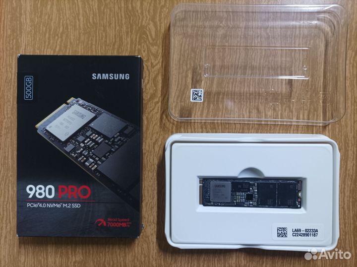 SSD Samsung 980 Pro 500Гб, PCI-E 4.0