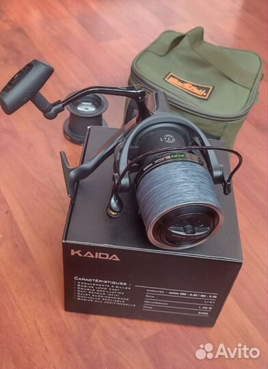 Катушка рыболовная карповая kaida 7000
