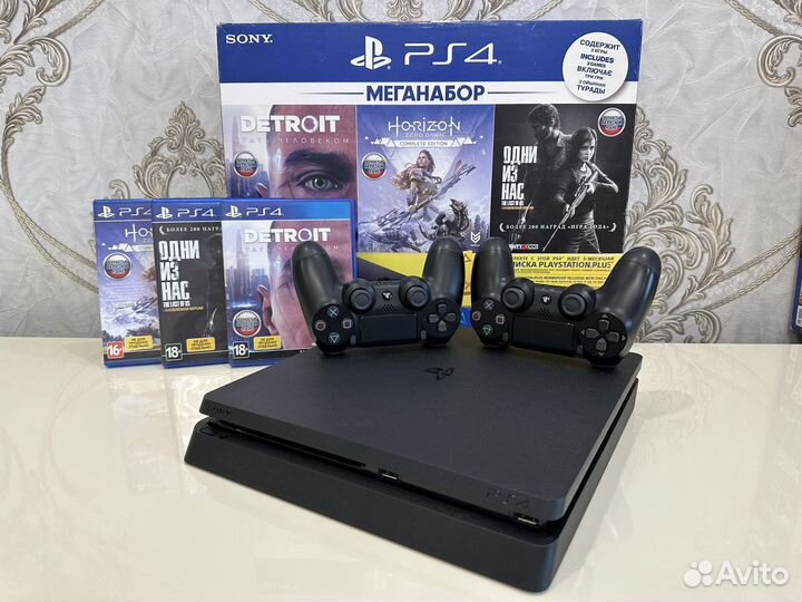 Sony PS4 Slim 1Tb Состояние новой / 3 Ревизия