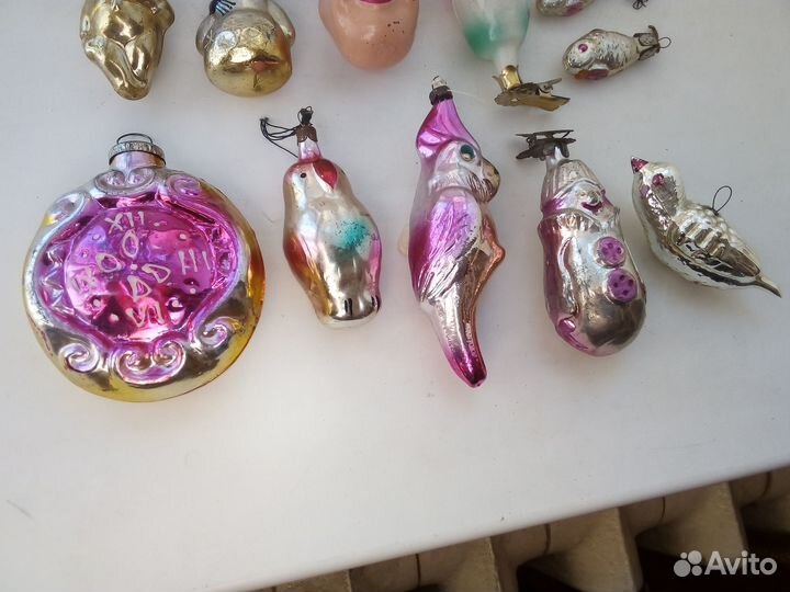 Ёлочные игрушки СССР фигурки