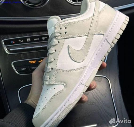 Кроссовки nike dunk grey fog оригинал