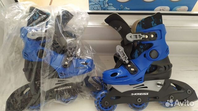 Роликовые коньки детские новые kreiss