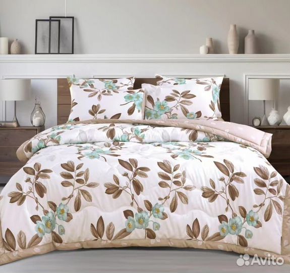 Постельное белье евро с одеялом