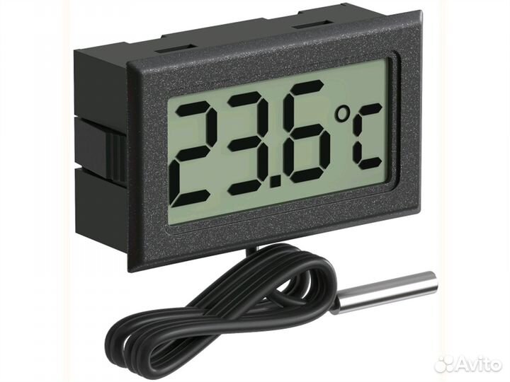 Цифровой термометр с выносным датчиком -50Cдо+110C