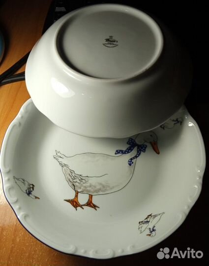 Набор тарелок-салатников19 см Констанция гусичехия