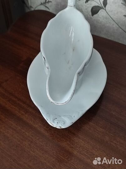 Антикварный Кузнецовский соусник. Царизм