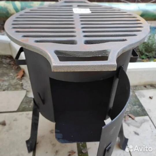 Решётка для гриля чугунная 430мм