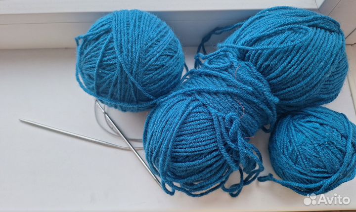 Пряжа и спицы