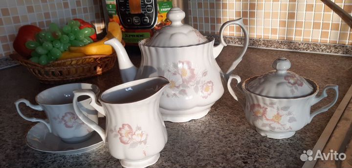 Кофейный сервиз из фарфора