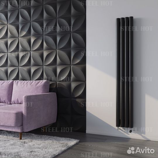 Дизайнерский радиатор отопления Steel