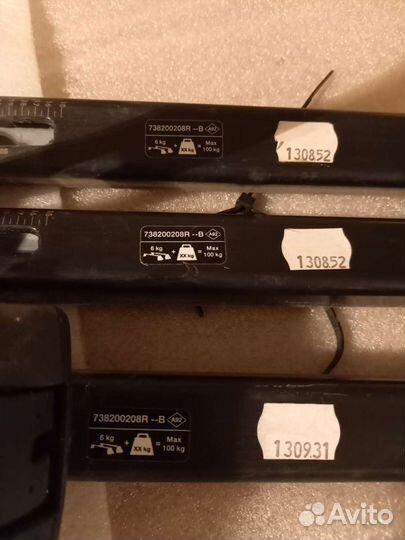 Багажные поперечины renault duster