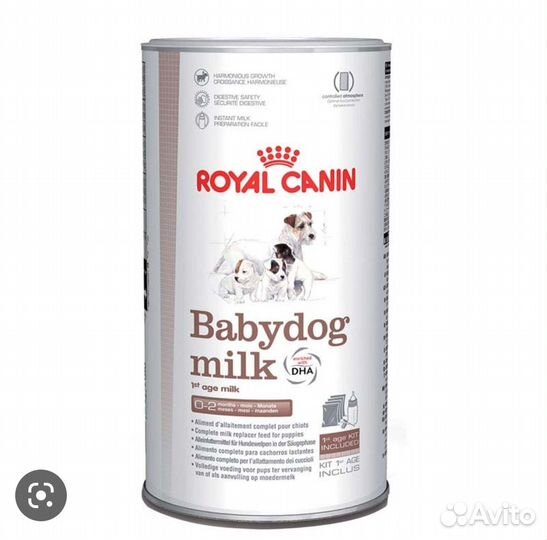 Заменитель молока щенков Royal canin babydog milk