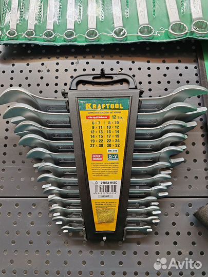 Набор ключей рожковых 12пр. 6-32мм