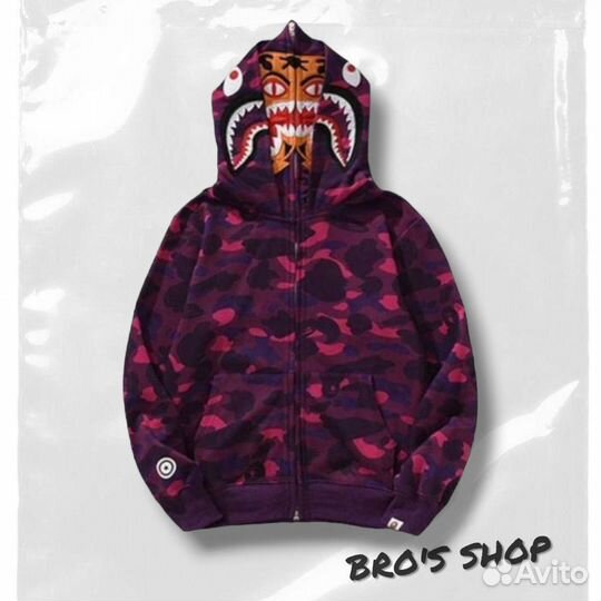 Зипка Bape double shark