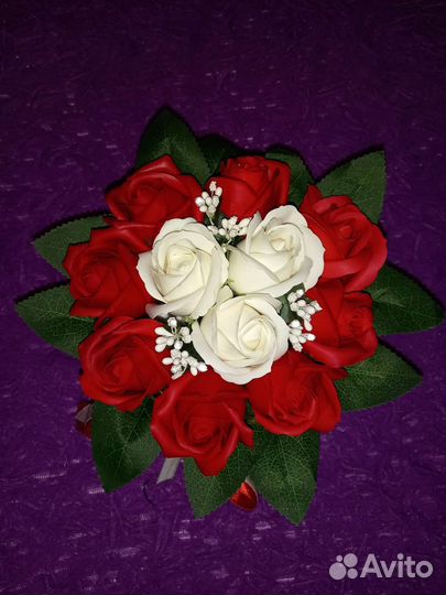 Букеты из 11 мыльных роз