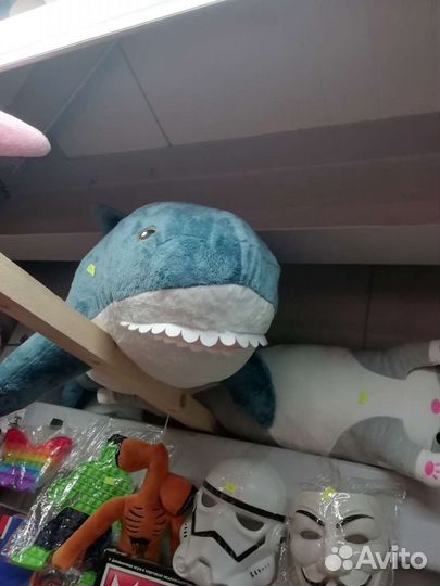 Блохэй Акула как из икеа метровая акула мягкая