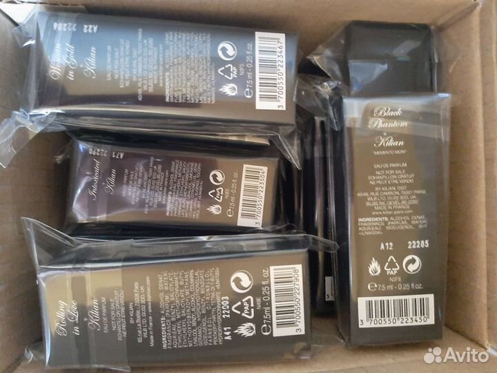 Kilian 7.5ml в ассортименте фирм.спреи в коробке