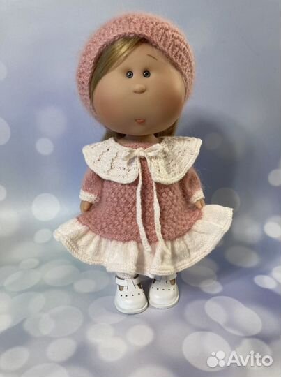 Вязаный наряд на куклу Мия Mia Nines d onil