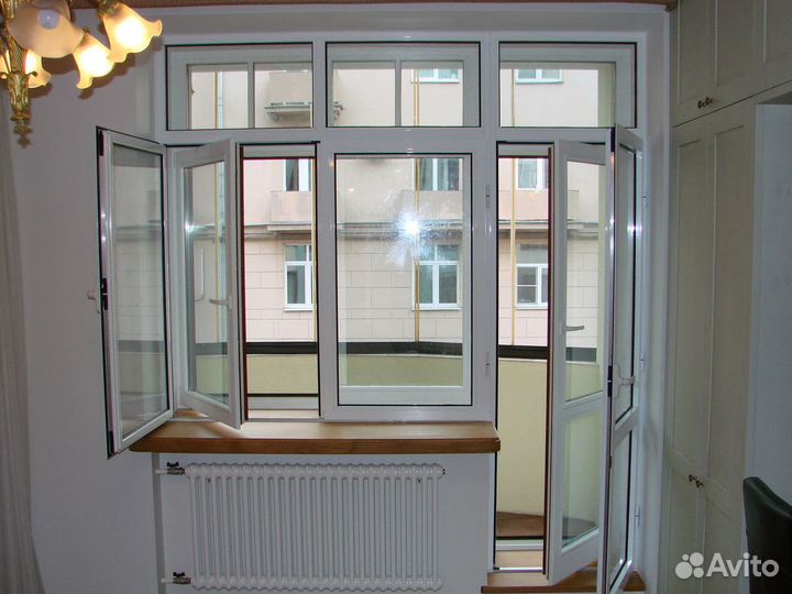 Балконный блок пластиковый