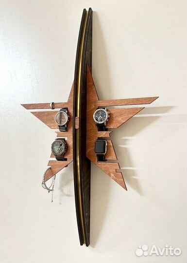 Дизайнерская полка шкатулка для часов 