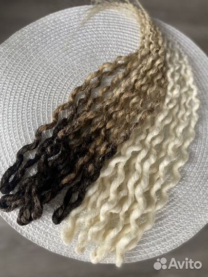 Дреды. Комплект микс кос и дред