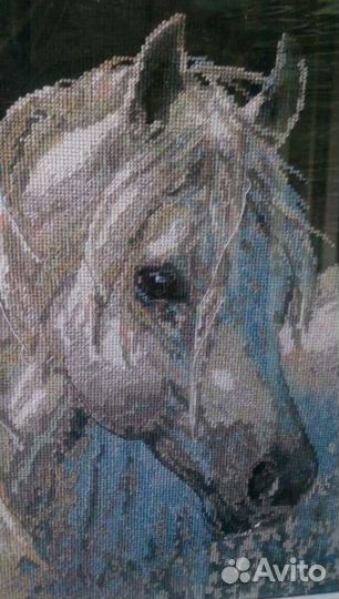 Картина, вышивка, гобелен, лошадь, подарок