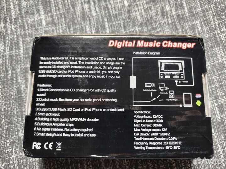 Адаптер usb aux для автомобилей Тойота