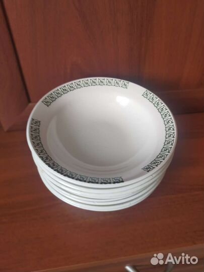 Тарелка глубокая 20 см 6 штук
