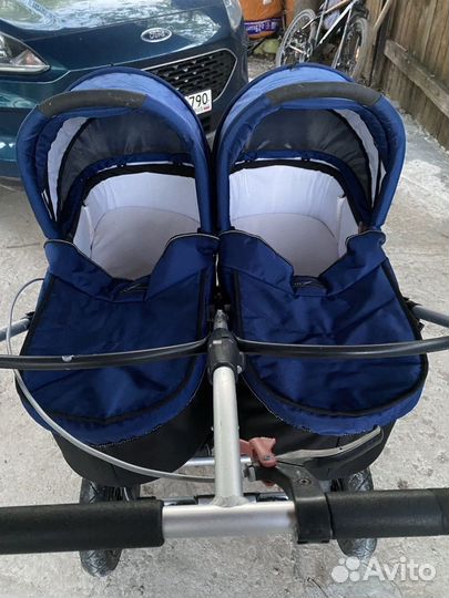 Коляска для двойни 2 в 1 tfk