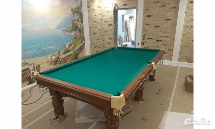 Бильярдный стол Ливерпуль 9ф пул сланец 25 мм