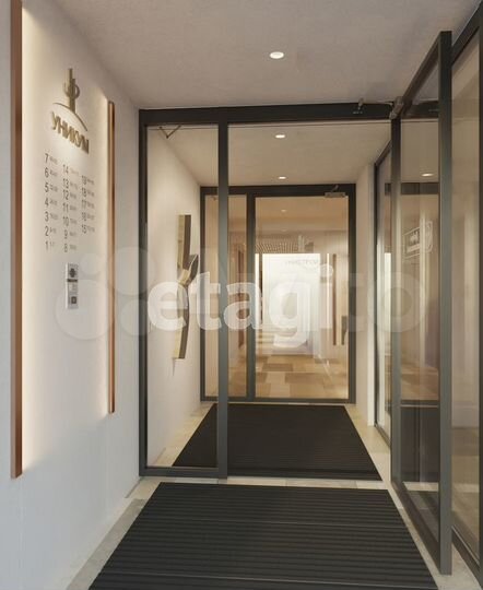 1-к. квартира, 38,7 м², 12/19 эт.