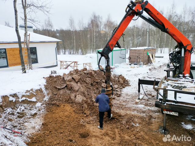 Ямобур / Установка столбов/ бурение свай / шпунт