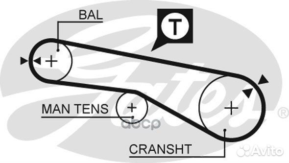 Ремень грм к/кт 7883-11564 K025609XS Gates