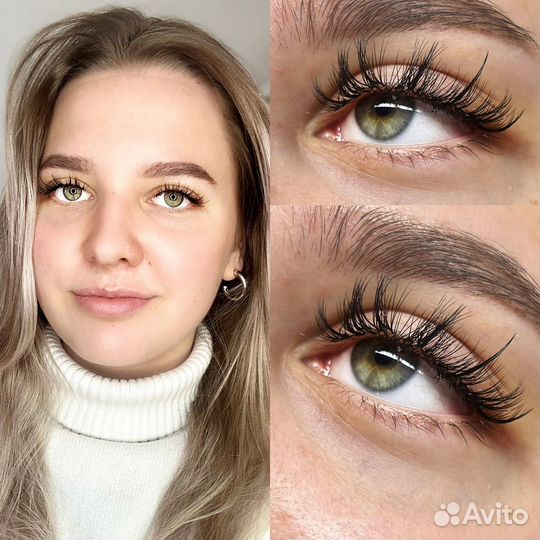 Наращивание ресниц модель