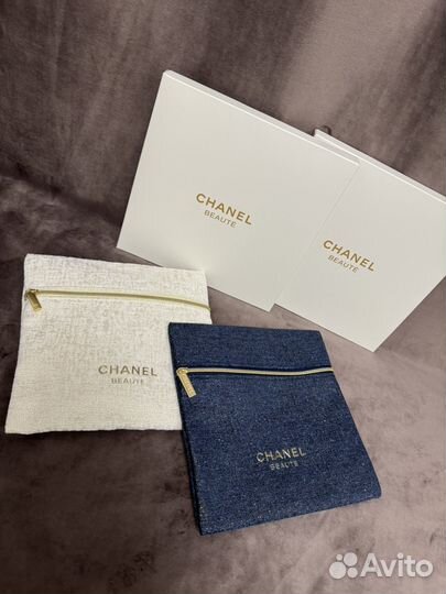 Косметичка Chanel твидовая