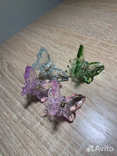 Заколки бабочки украшение для волос