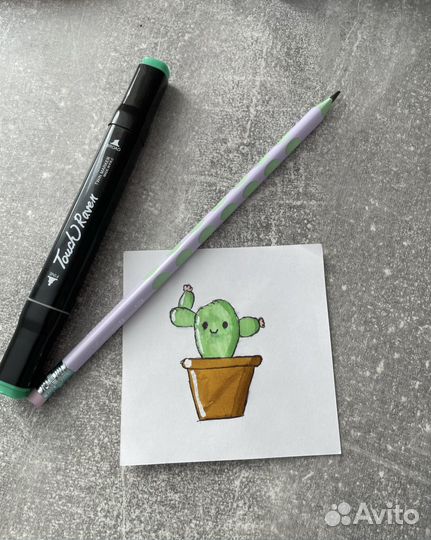 Рисунок кактуса