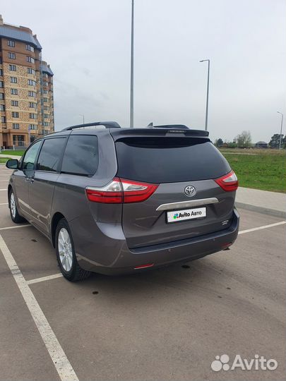 Toyota Sienna 3.5 AT, 2016, 140 000 км