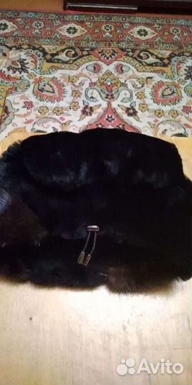 Шапка мутон и норка