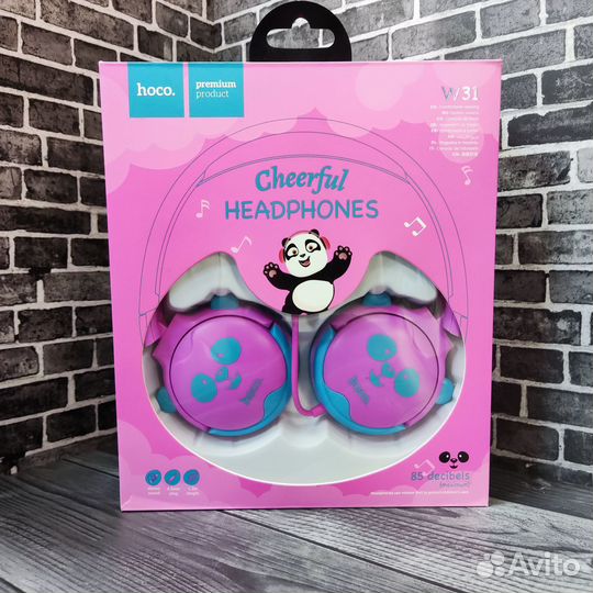Детские стерео наушники Hoco w31
