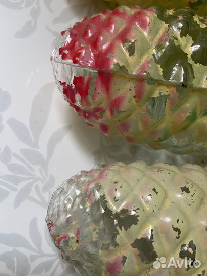 Елочные игрушки СССР шишка кремлевская