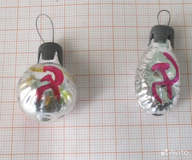 Елочные игрушки из набора Малютка